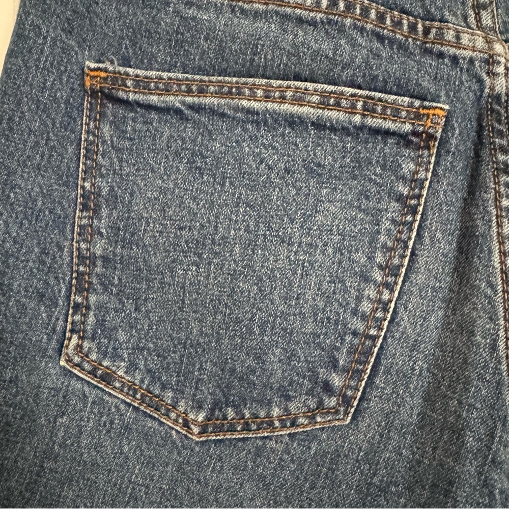 Universal Thread Dark Wash Vintage Midi Jean Shorts, 0 - Picture 7 of 13